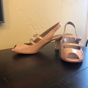 Anyi Lu Handmade Italian Nude Heels